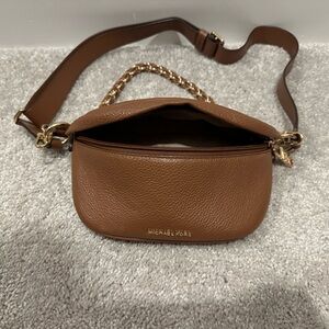 Michael Kors Tan Leather Crossbody Bag